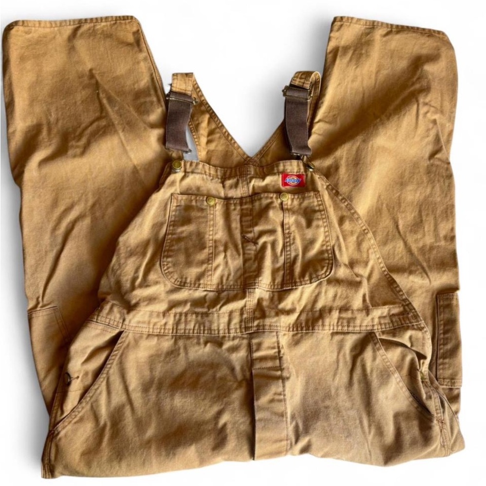 Dickies Tan Canvas Work Overalls